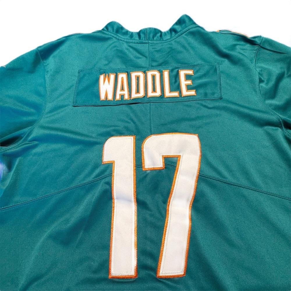 Nike NFL Miami Dolphins Jaylen Waddle #17 On Field Jersey Men's‎ Medium Stitched - Picture 9 of 10